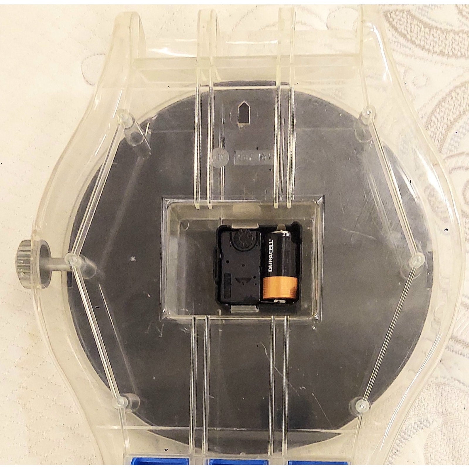 Vintage Swatch Clock NAUTILUS Maxi MGK102 1987 Rare Swiss Made Quartz