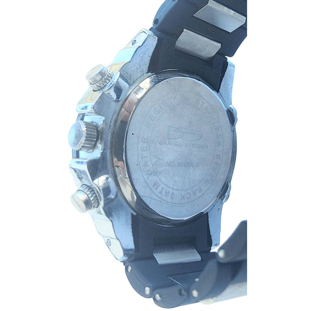 Daniel Steiger Hybrid Dual Digital Analog 47mm Men's watch 9089R-M With Battery