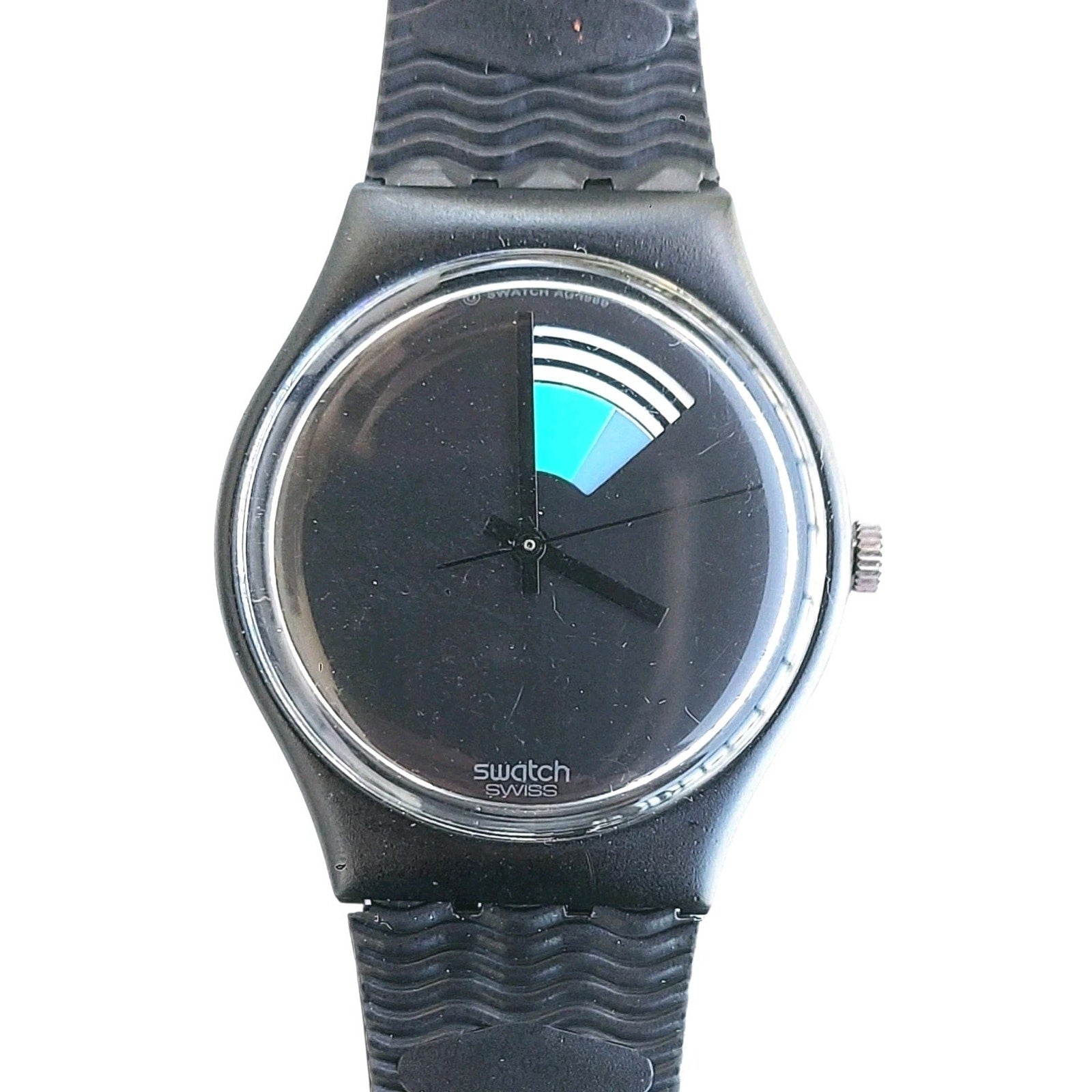 Swatch Watch COLOR WINDOW GB715 1989 Standard Gents Non Working Dummy