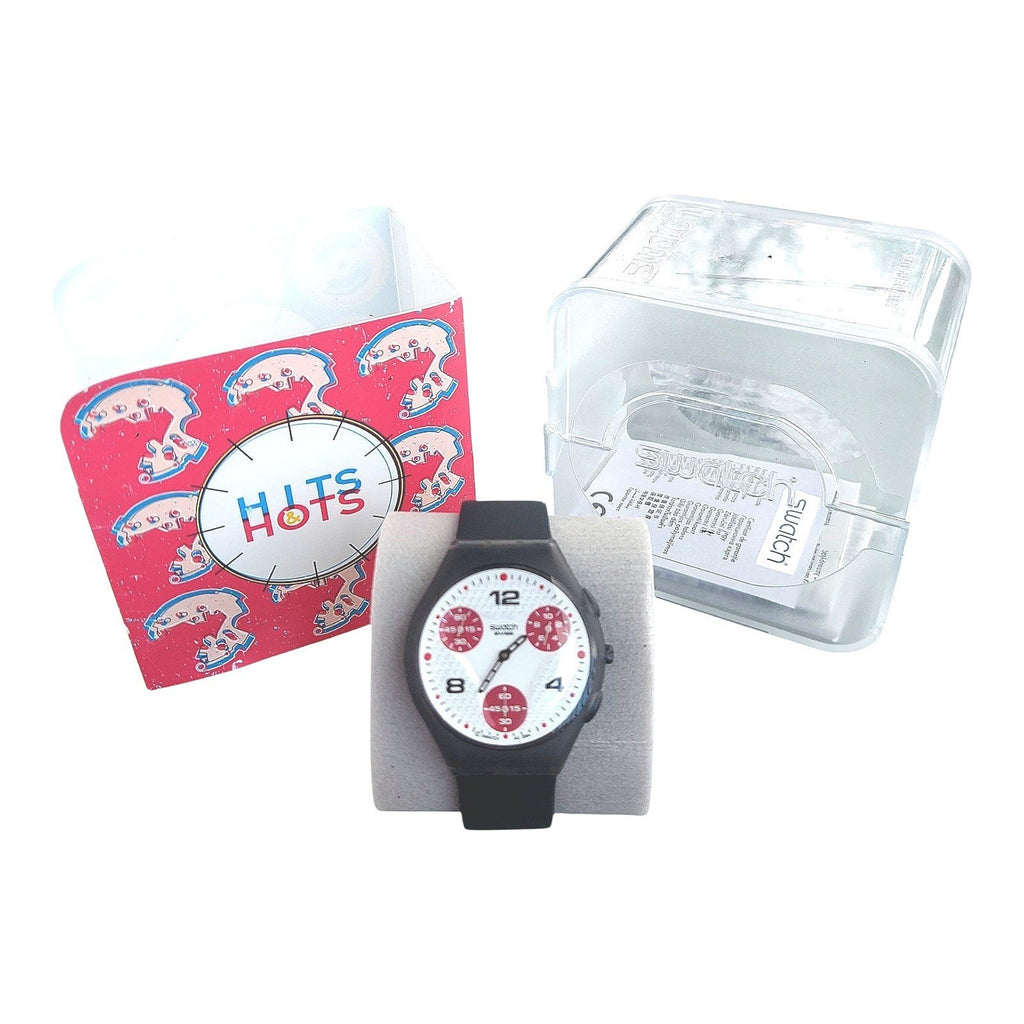 Swatch Watch DOTTY DOTS SUYM104 2004 Skin Chrono New In Case With Paperwork