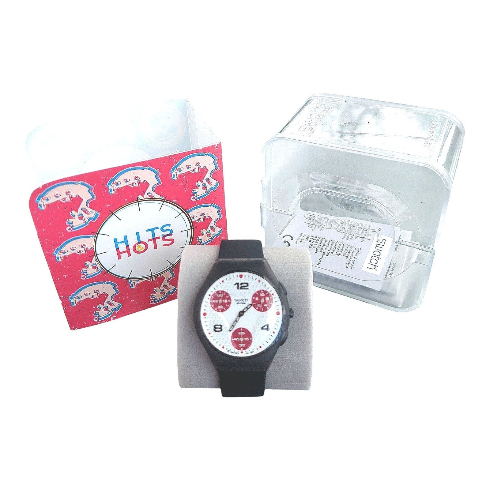 Swatch Watch DOTTY DOTS SUYM104 2004 Skin Chrono New In Case With Paperwork