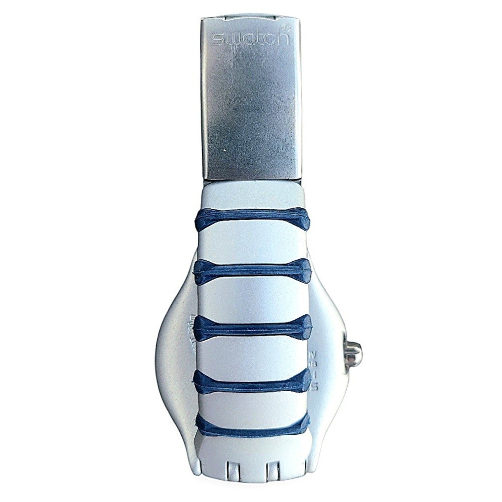 Swatch Watch HYDROSPACE YDS1006 1998 Irony Scuba 200 Aluminum Bracelet Luminous