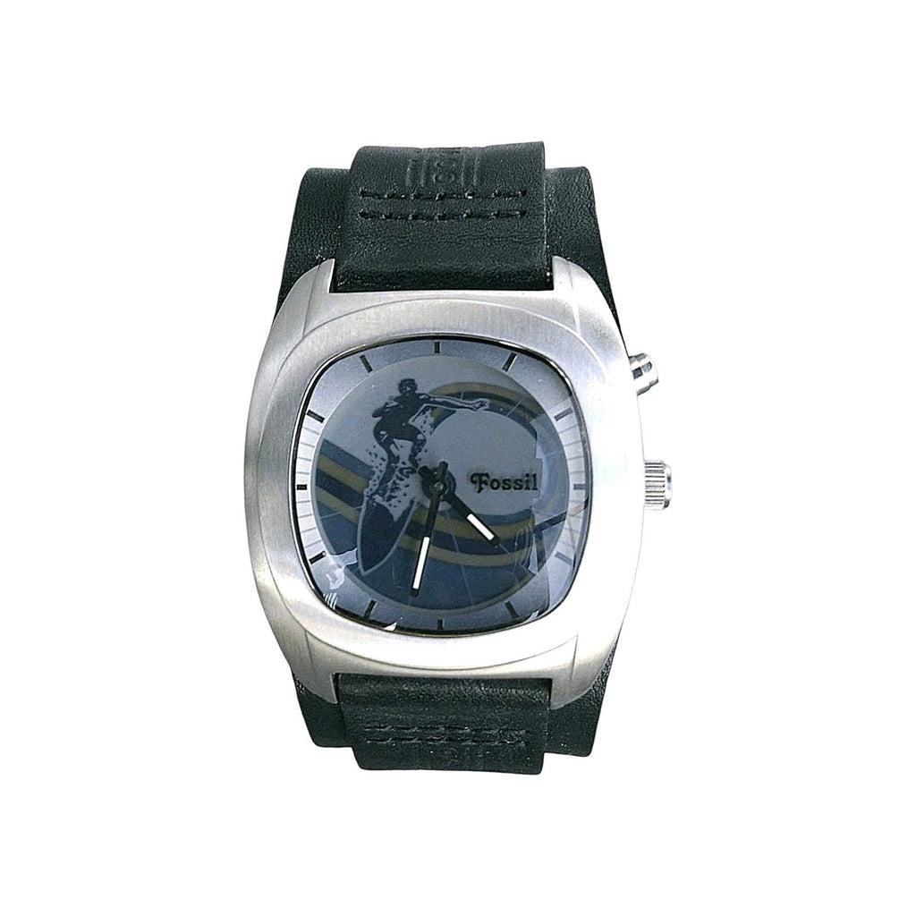 Vintage Fossil JR-8290 Big Tic Surfer Digital Animation Display Men's Watch Rare