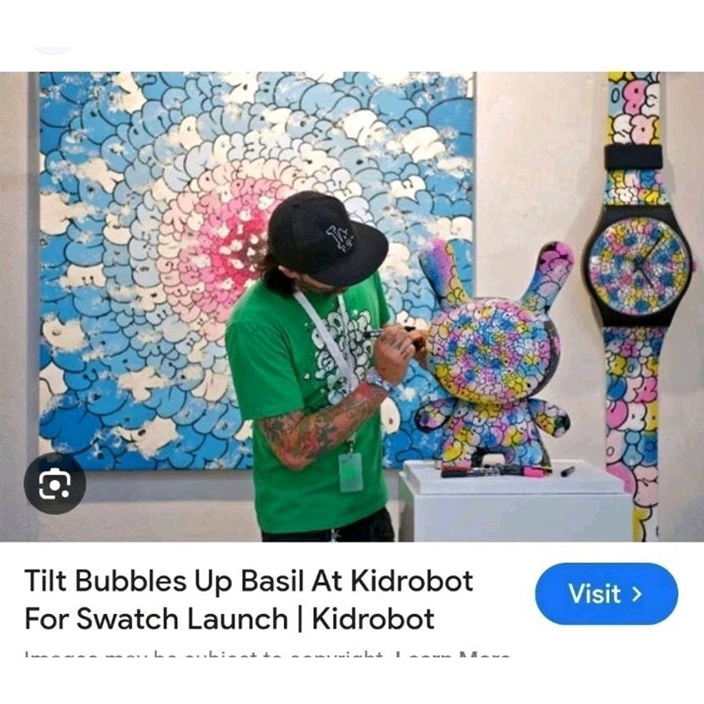 Swatch Watch LOVE SONG GE232 2011 Kidrobot Specials Designed By Tilt