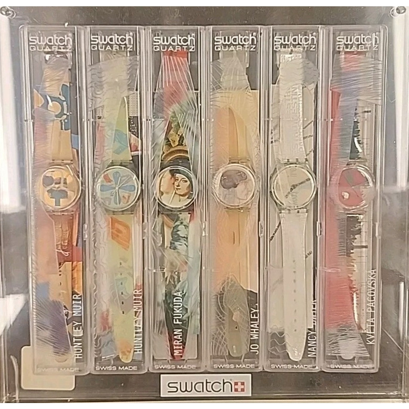 Swatch Artpack4 Watch Set with the TICKING BRAIN GK247 by Jo Whaley