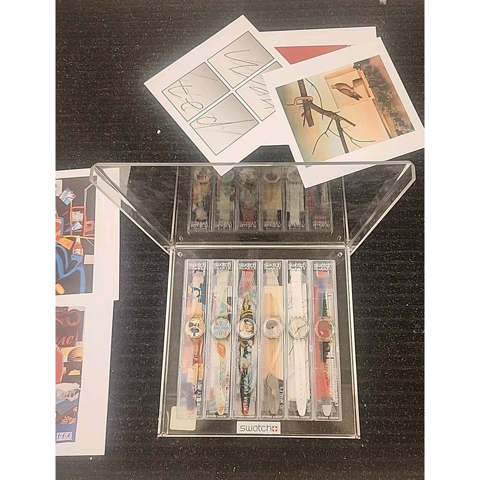 Swatch Artpack4 Watch Set with the TICKING BRAIN GK247 by Jo Whaley