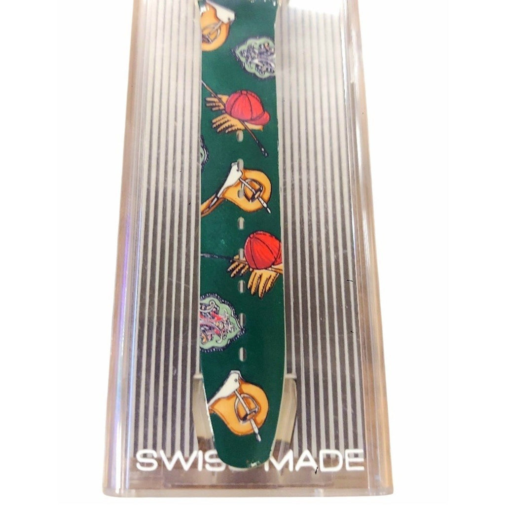 Vintage Swatch Watch RIDING STAR SCK102 1993 Swiss Made Quartz Chronograph SAS13