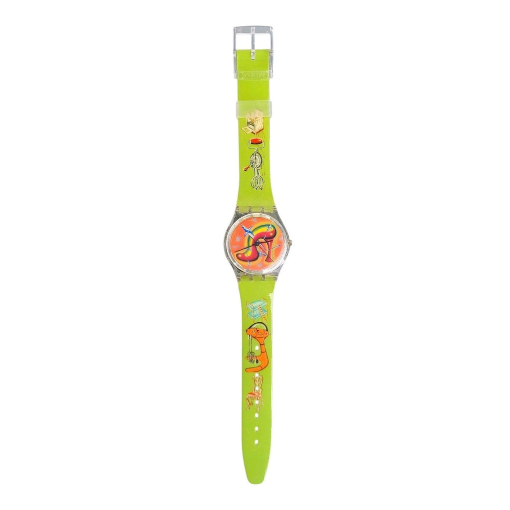 Vintage Swatch Watch STILETTO GK270 1998 Limited Edition Design by Cisco Jimenez