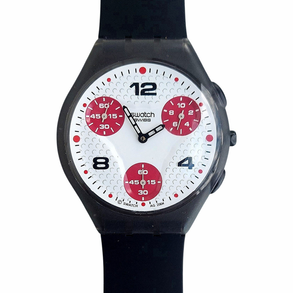 Swatch Watch DOTTY DOTS SUYM104 2004 Skin Chrono New In Case With Paperwork