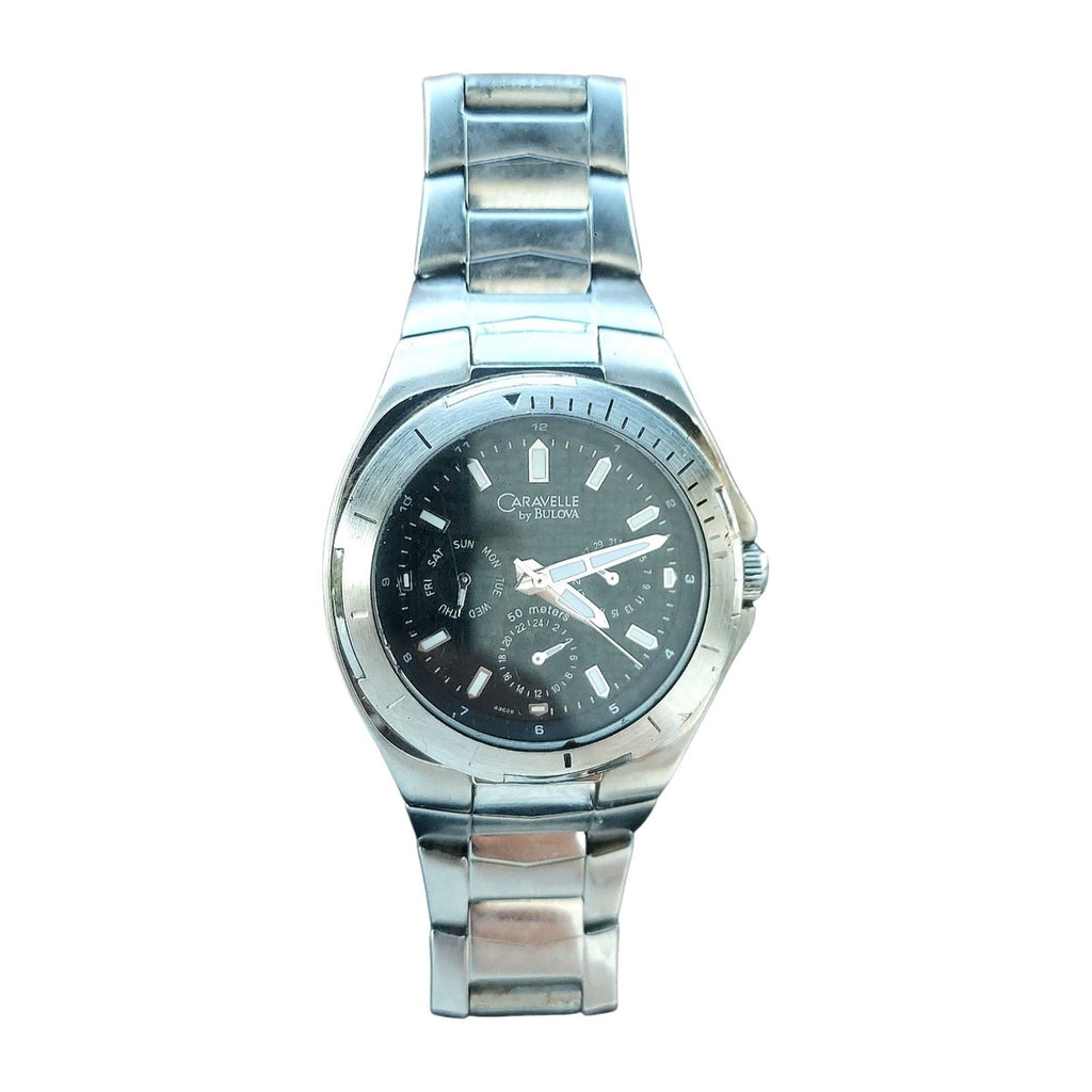Caravelle Sport 43C08 Men's 42mm Stainless Steel Water Resistant Watch By Bulova