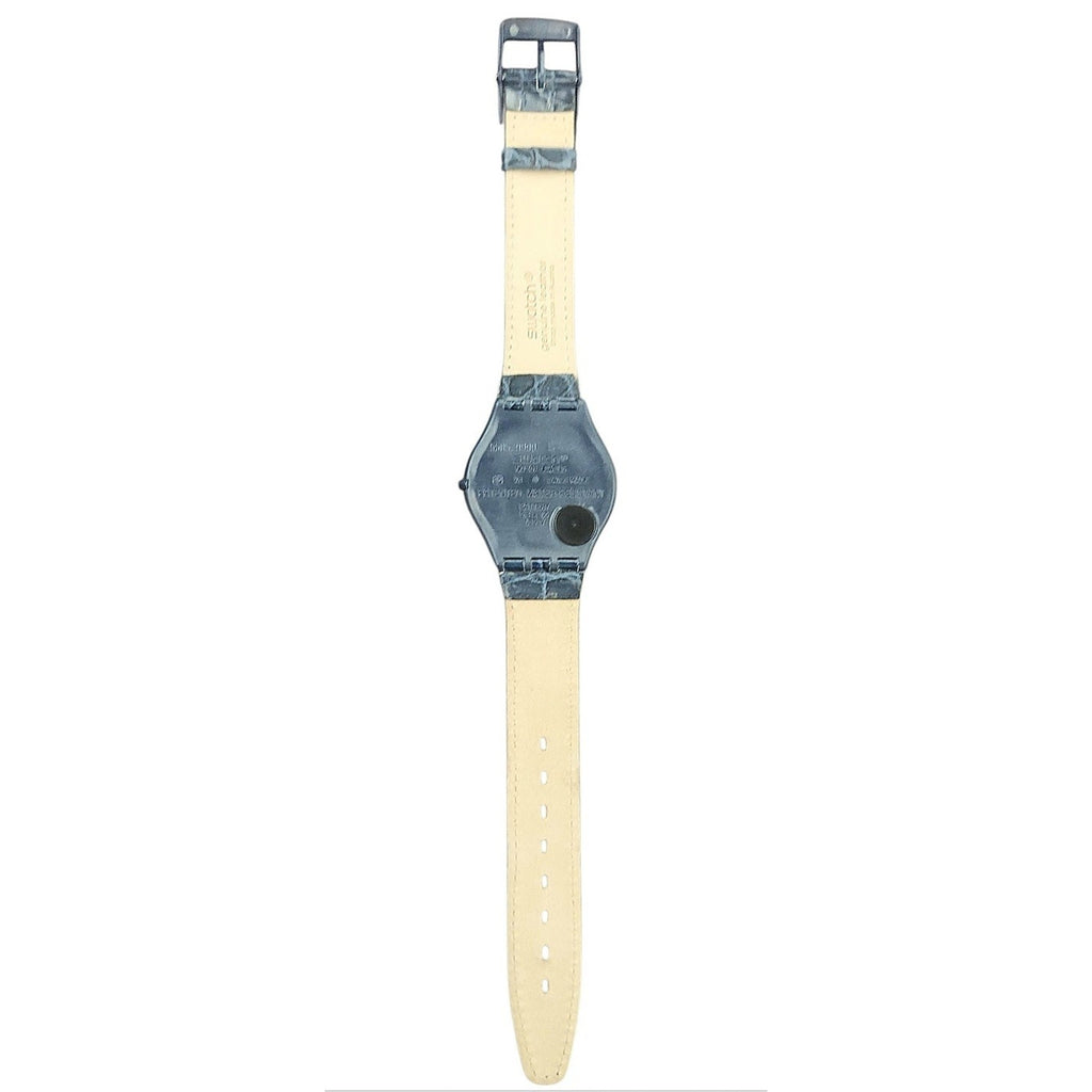 Swatch LA NUIT ETOILEE SFZ101 1998 Numbered Edition Skin Watch W/ Real Diamonds