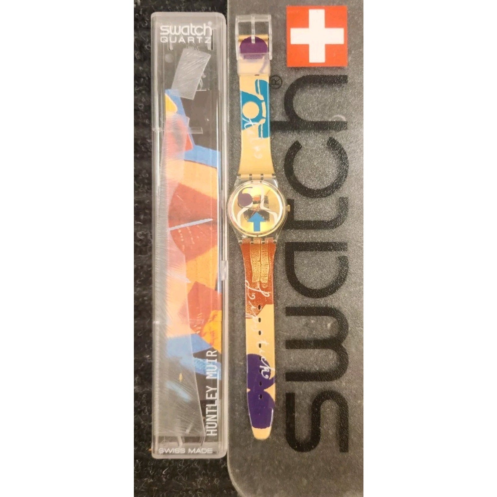 Swatch Artpack4 Watch Set with the TICKING BRAIN GK247 by Jo Whaley