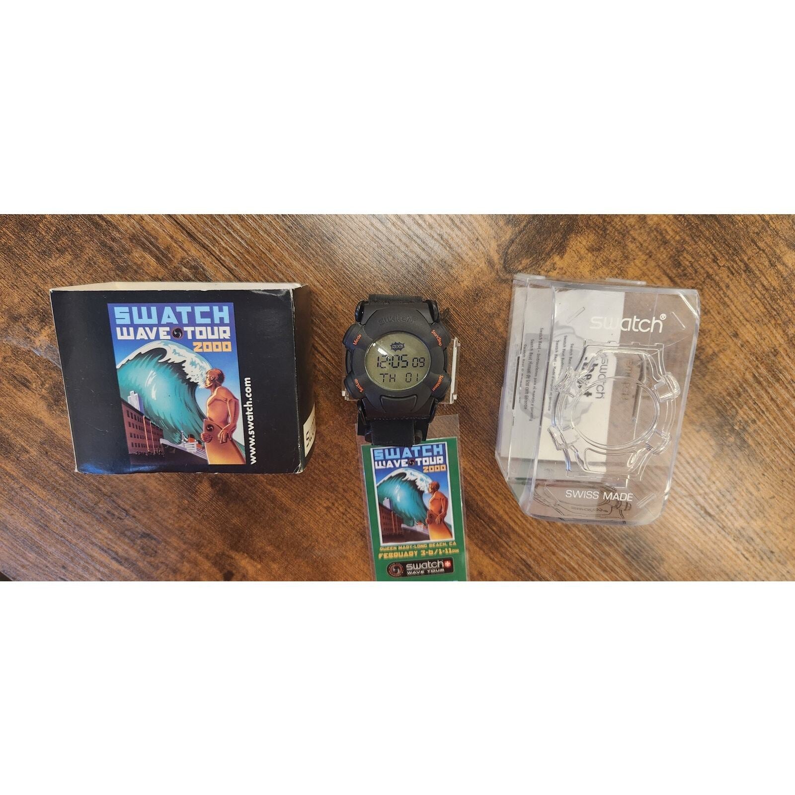 1999 Swatch Watch Firenze Wave Tour CUTBACK SXW100PACK1 Limited Packagings NOS