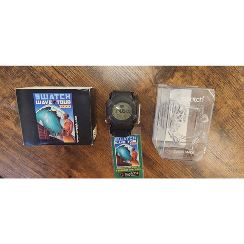1999 Swatch Watch Firenze Wave Tour CUTBACK SXW100PACK1 Limited Packagings NOS