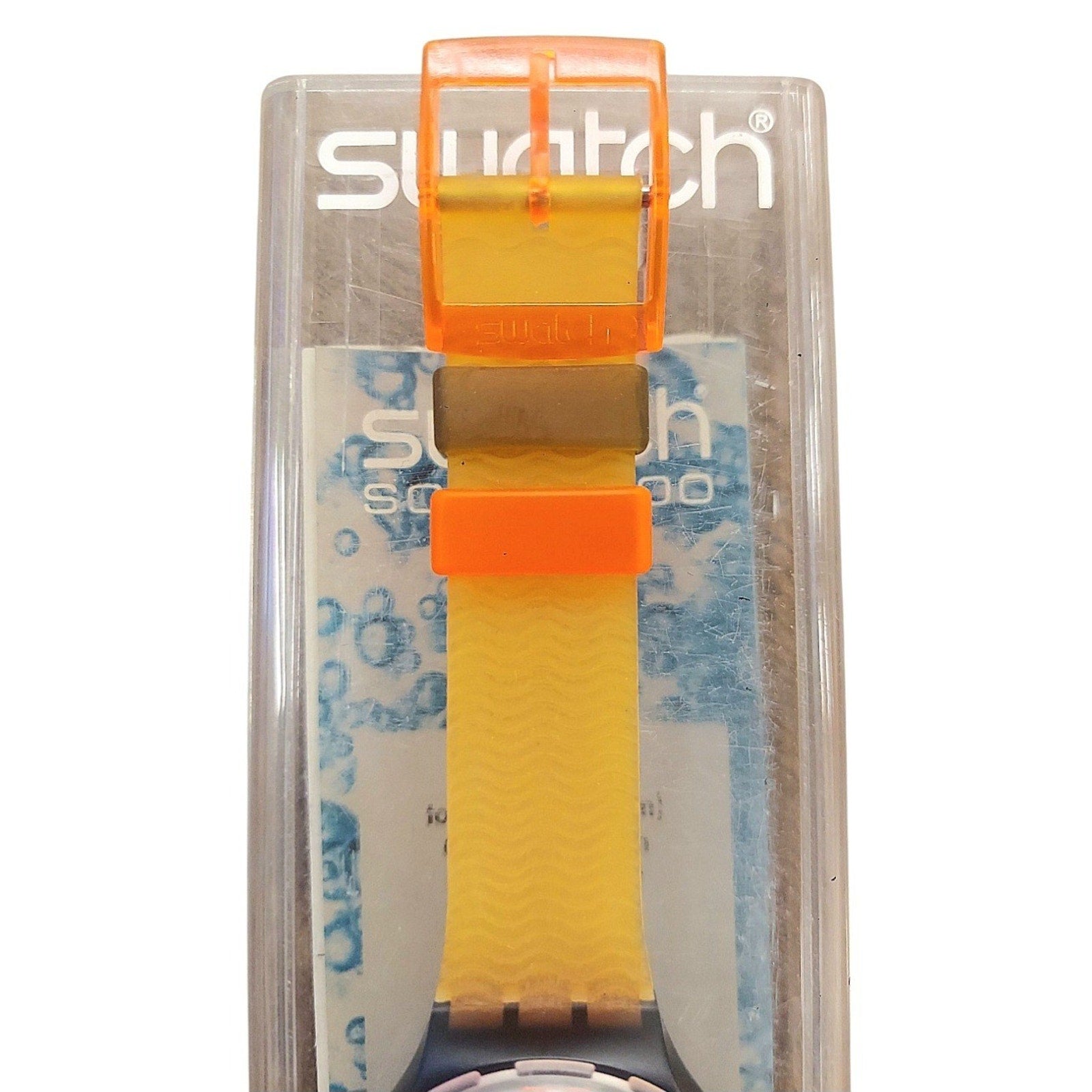 Vintage Swatch Watch MORGAN SDM102 1994 Scuba Rare Luminous Dial Swiss Quartz