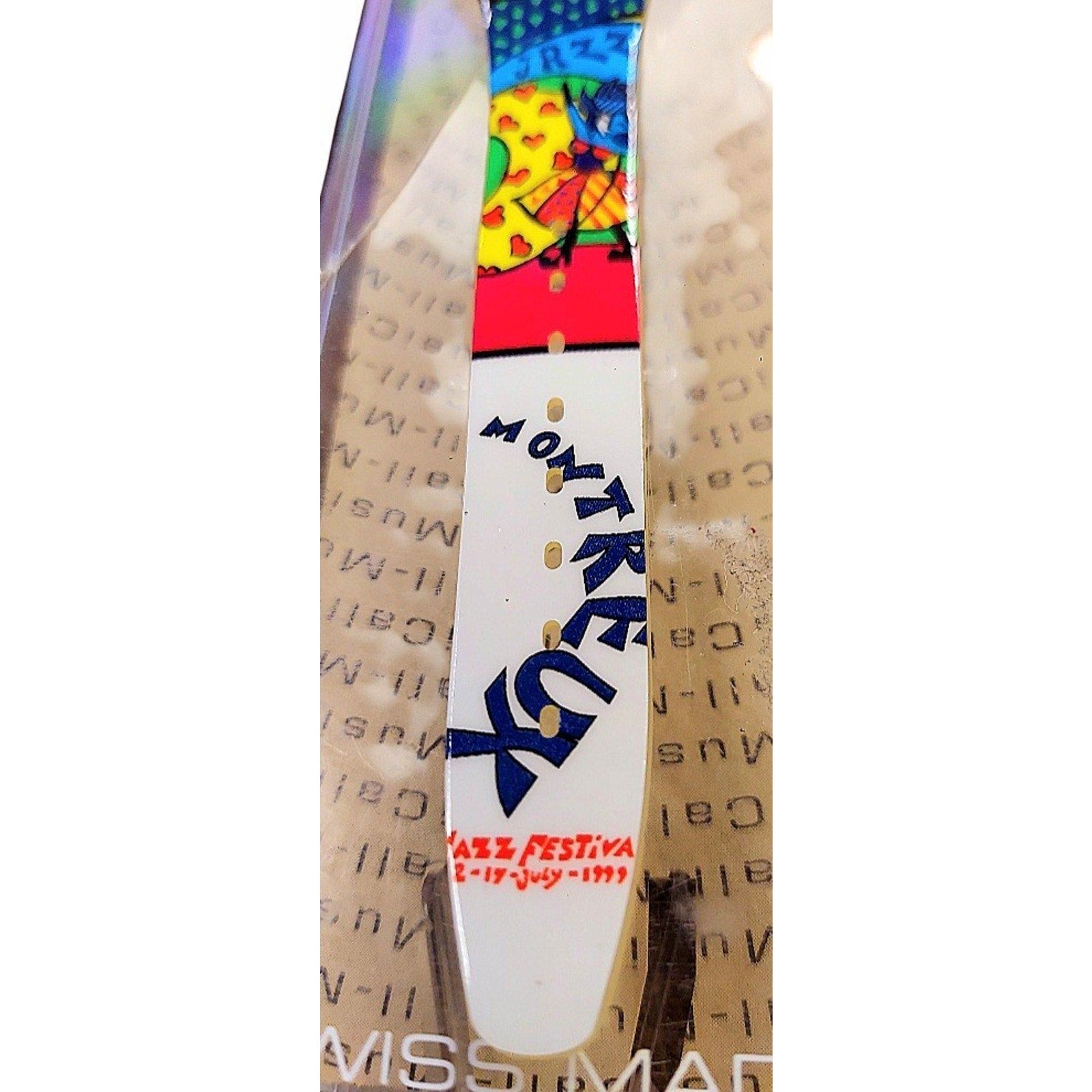 Swatch Specials Musicall Watch SLK110C 1999 Montreux Jazz festival New In Case