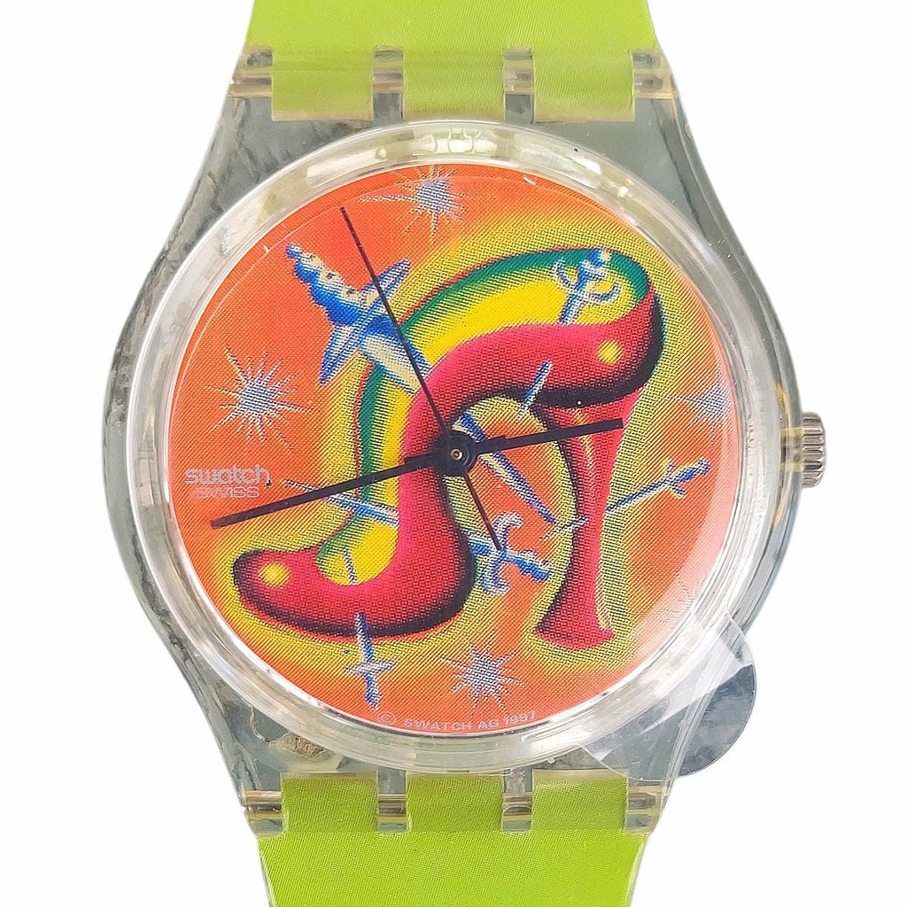 Vintage Swatch Watch STILETTO GK270 1998 Limited Edition Design by Cisco Jimenez