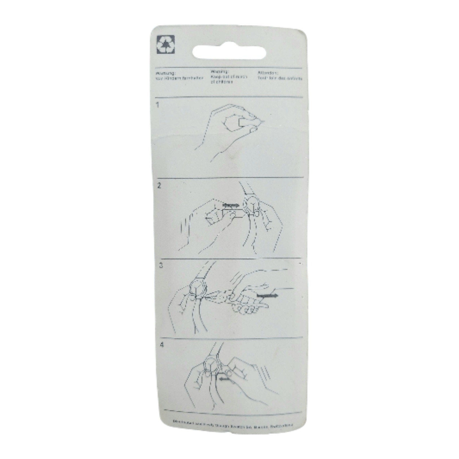 Rare Vintage Swatch Replacement Strap For Time Tranny Watch GZ163 Blister Pack