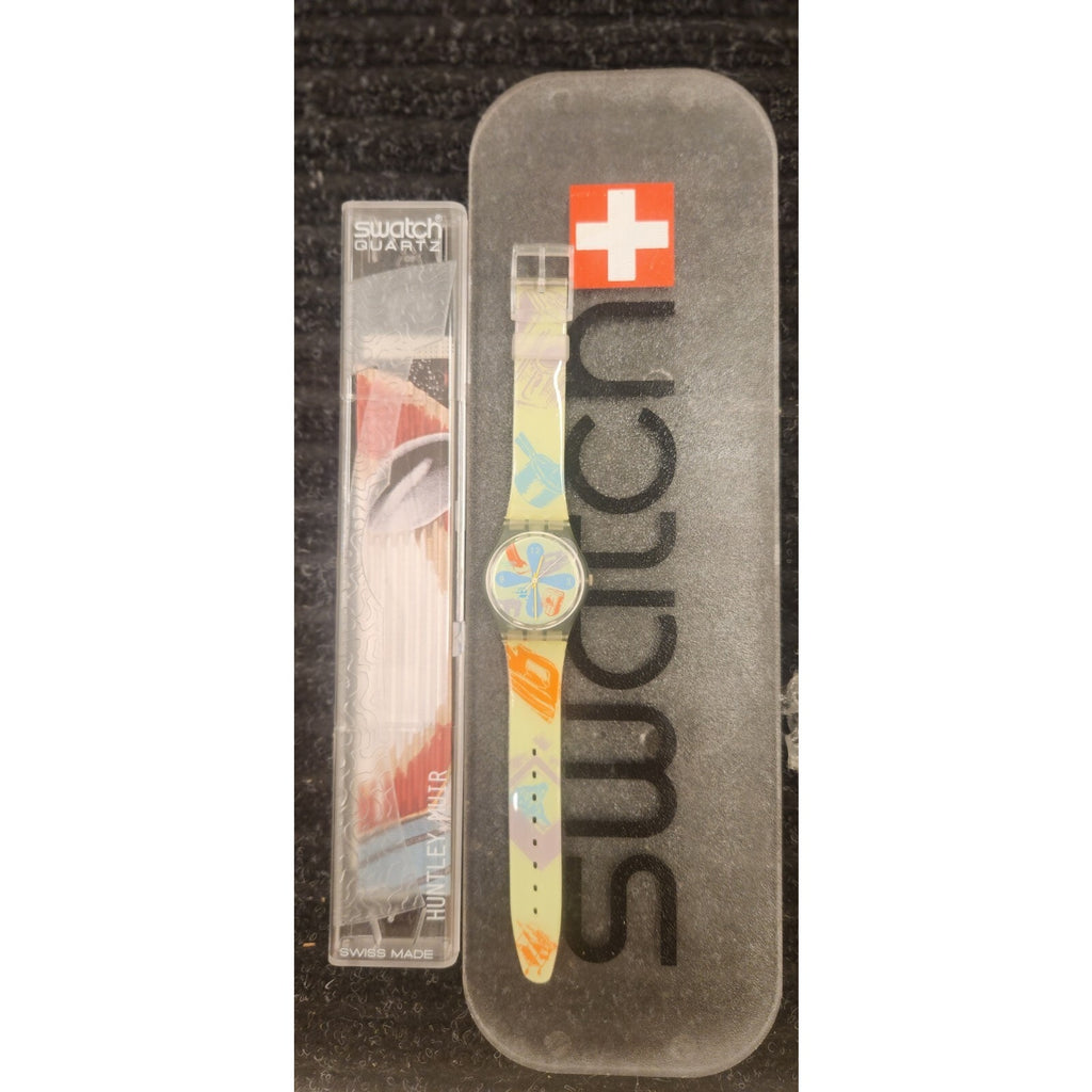 Swatch Artpack4 Watch Set with the TICKING BRAIN GK247 by Jo Whaley