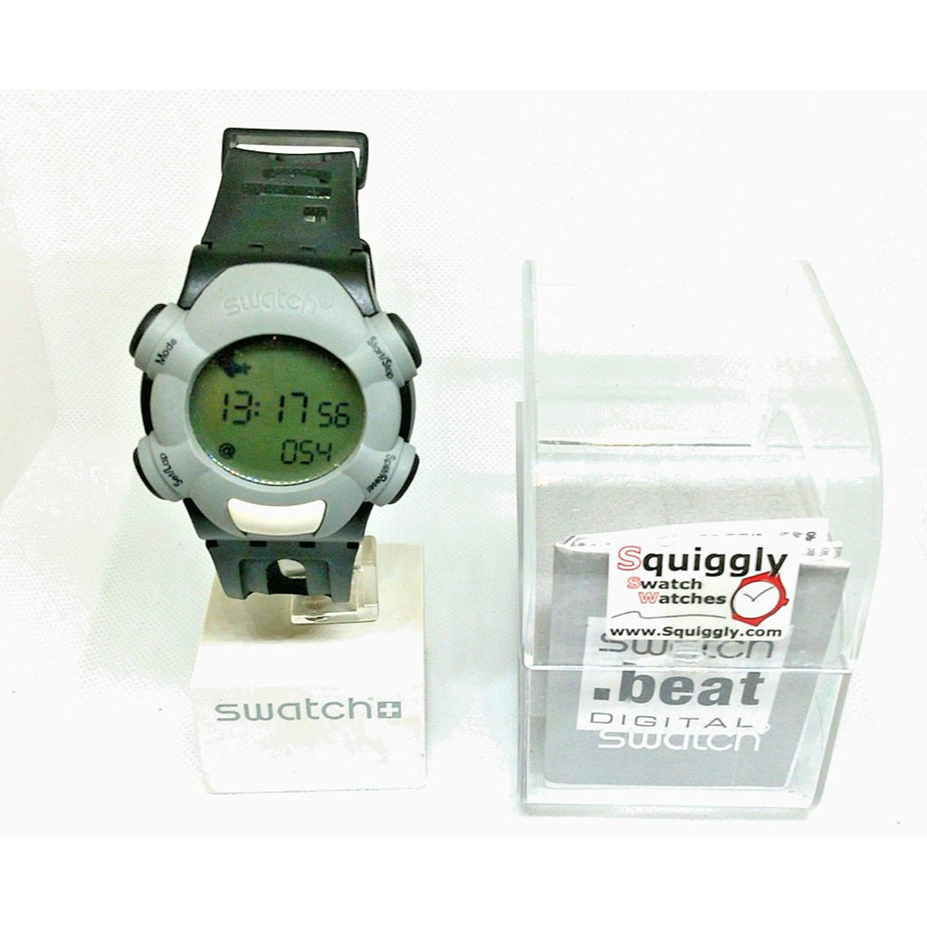 Swatch Watch WEBMASTER II SQB101C 1999 BEAT rare digital display New Old Stock