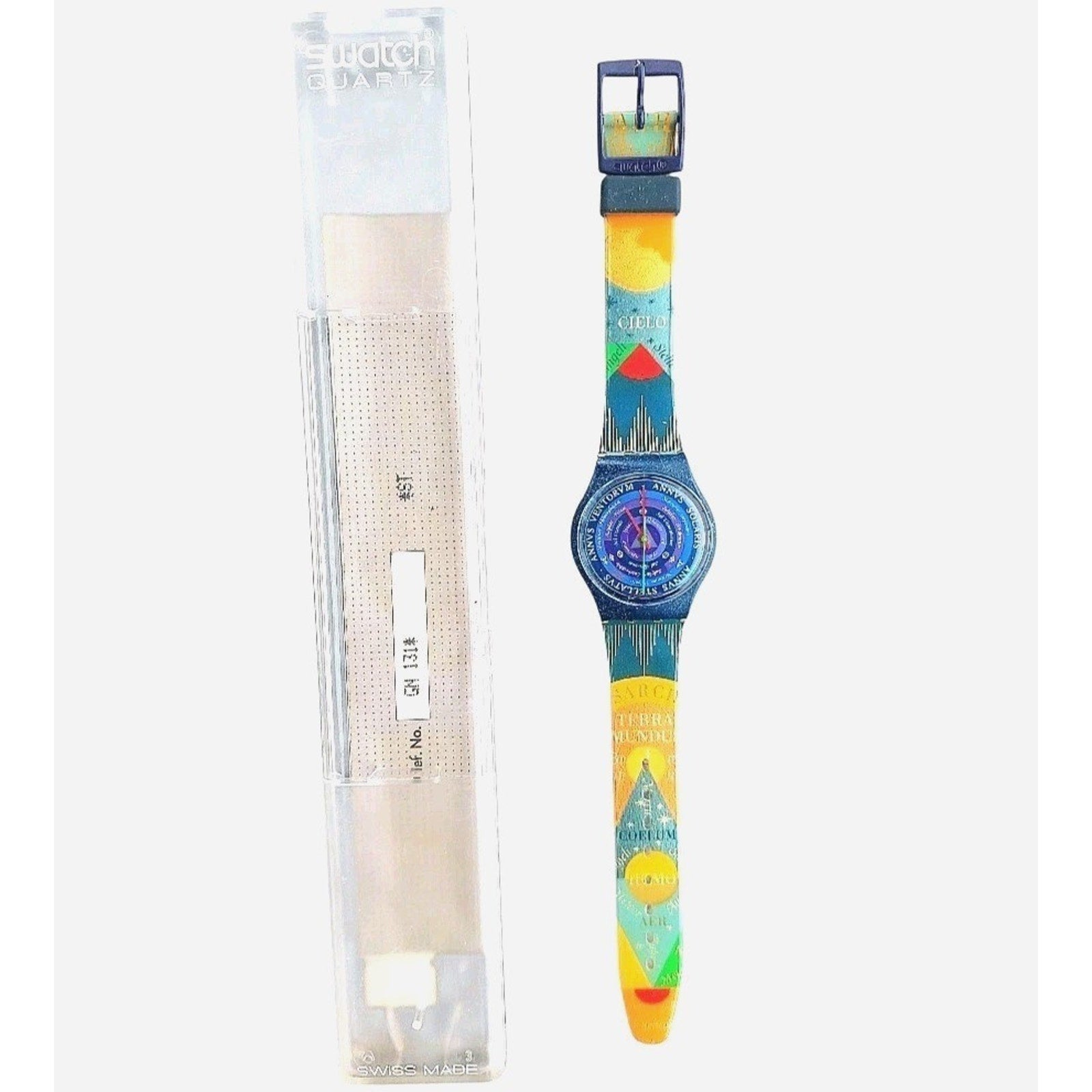 Swatch watch TAROT GN131 1993 Standard Gents Rare Vintage Swiss Made Quartz READ