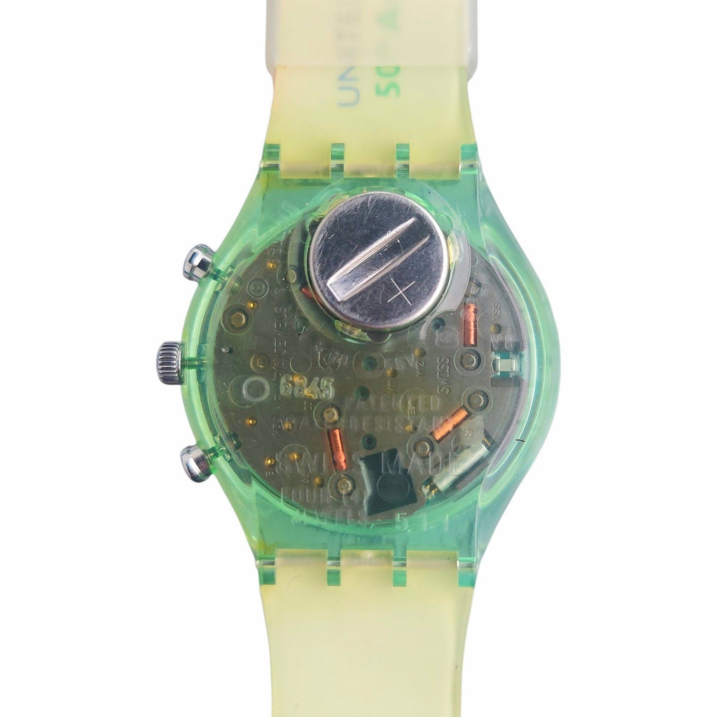 Swatch Chrono Watch UNLIMITED SCZ103 1994 Specials Designed By YaYa NOS