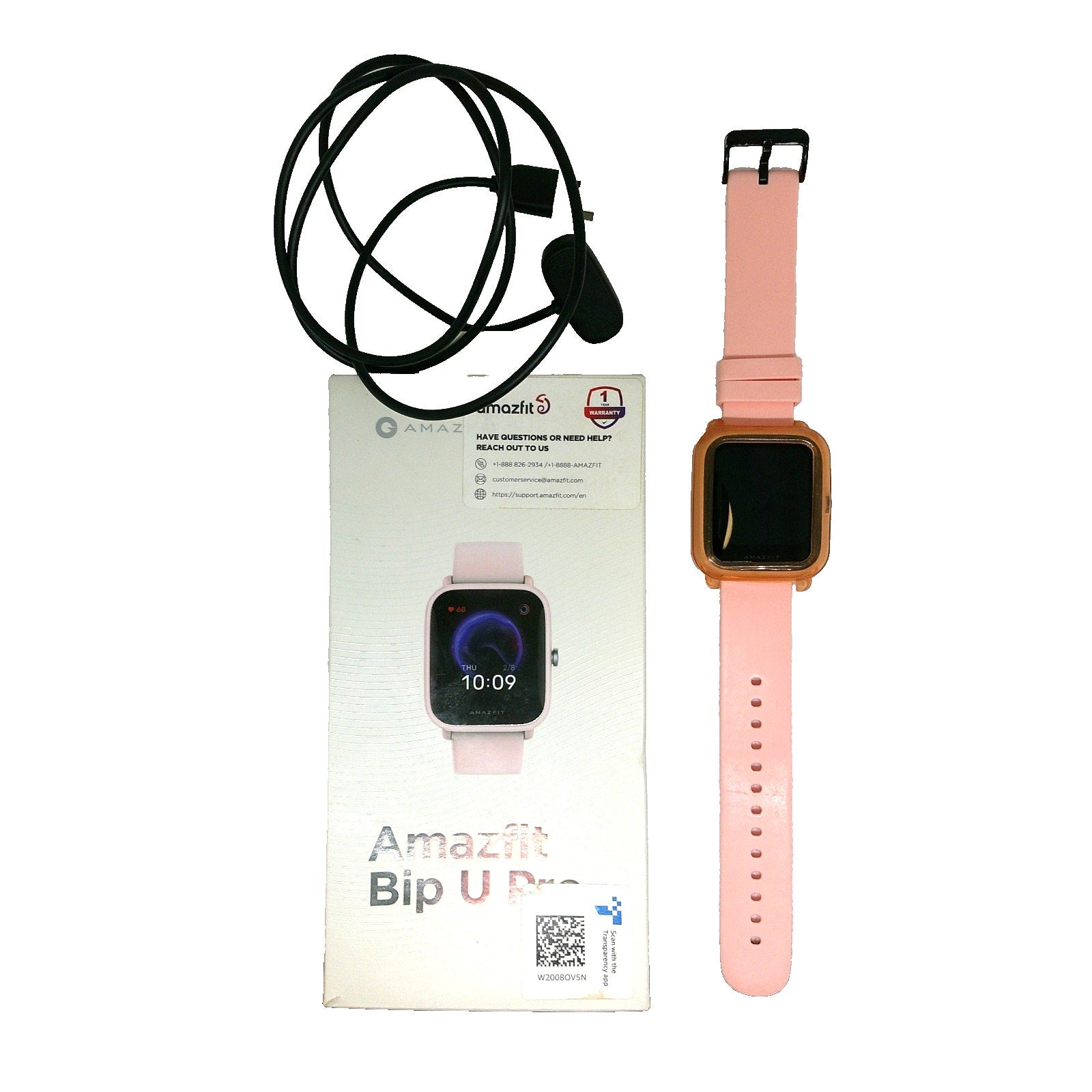 Amazfit Bip U Pro Smart Watch for Women Alexa Built-In GPS & Health Tracking