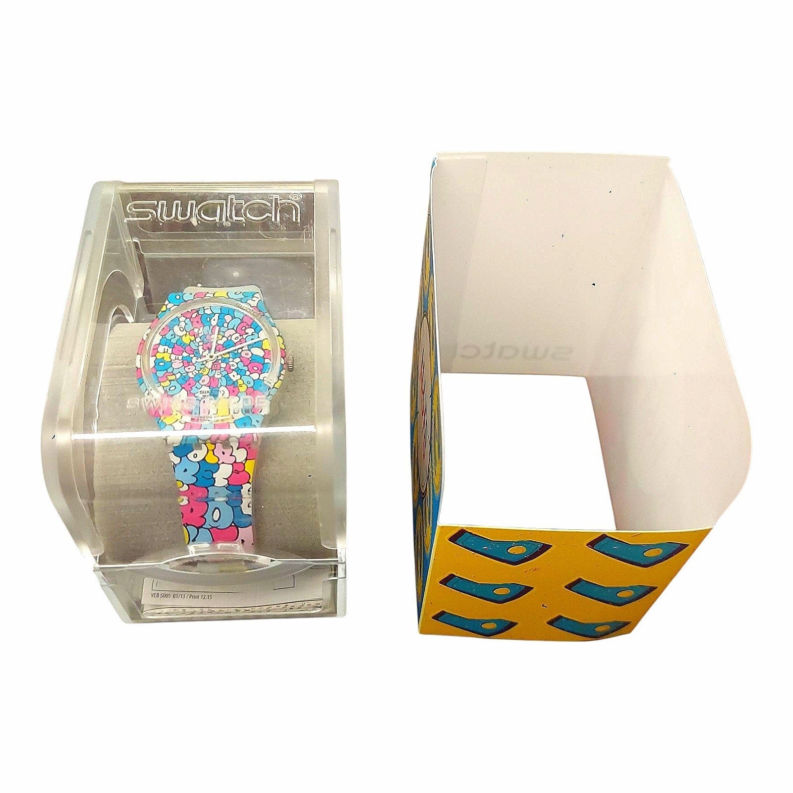 Swatch Watch LOVE SONG GE232 2011 Kidrobot Specials Designed By Tilt