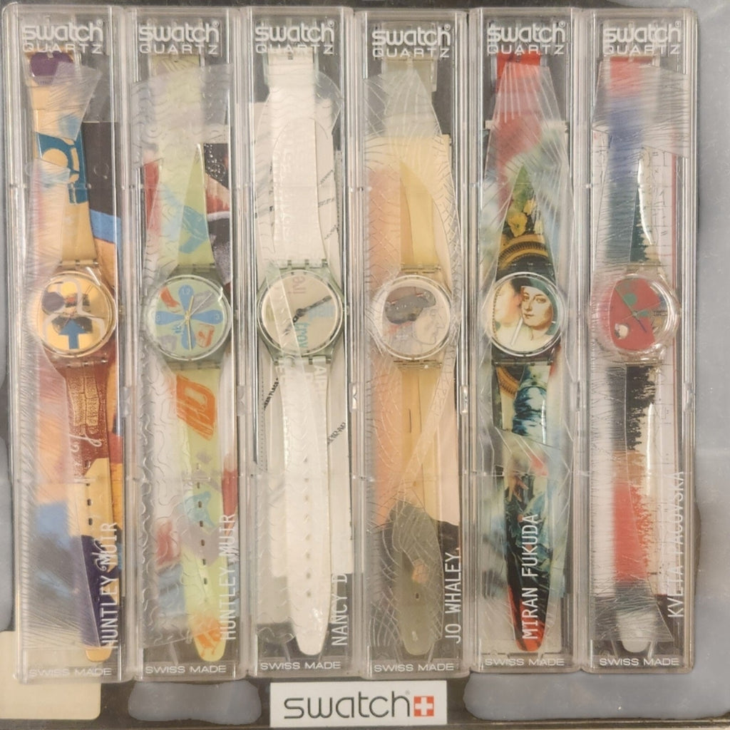 Swatch Artpack4 Watch Set with the TICKING BRAIN GK247 by Jo Whaley