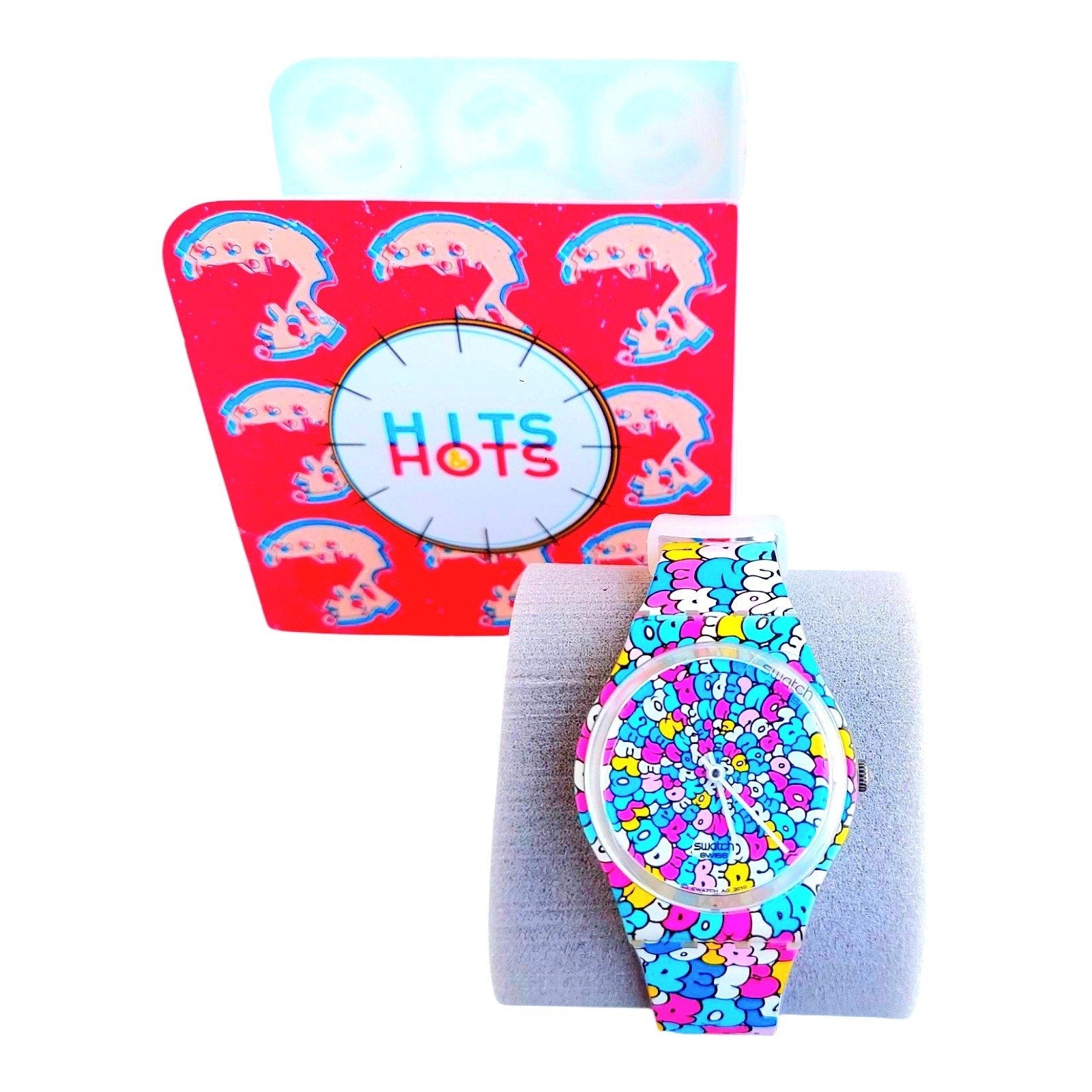 Swatch Watch LOVE SONG GE232 2011 Kidrobot Specials Designed By Tilt
