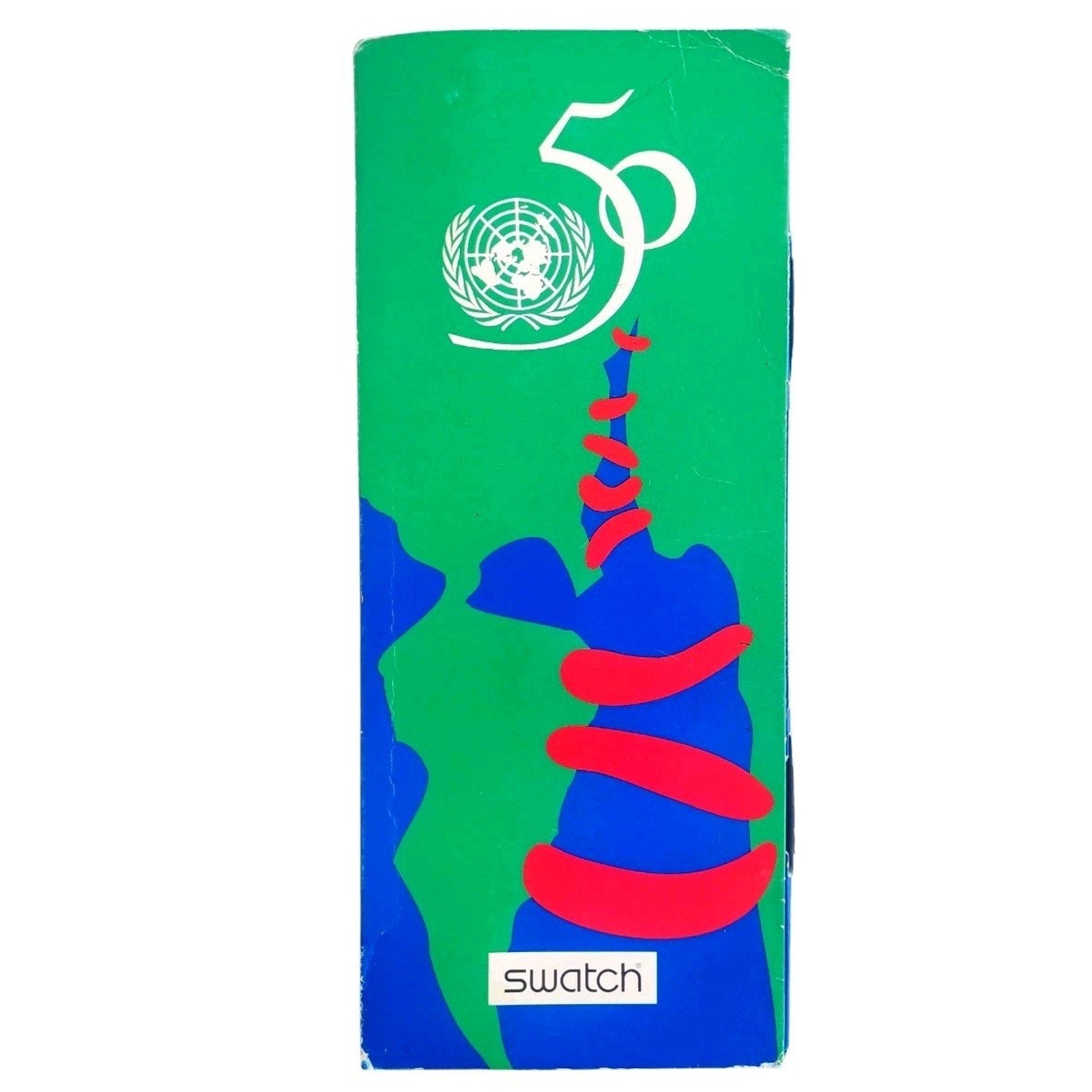 Swatch Chrono Watch UNLIMITED SCZ103 1994 Specials Designed By YaYa NOS