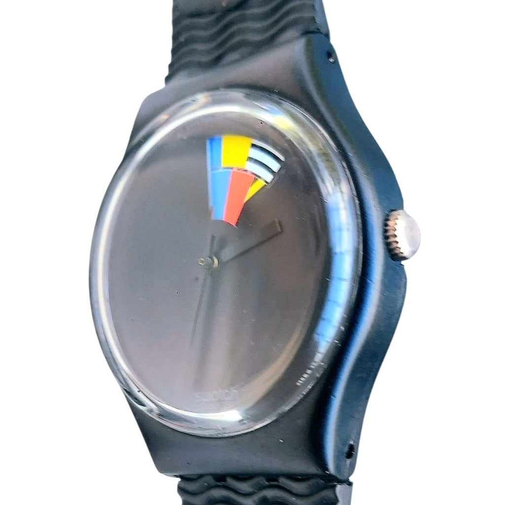 Swatch Watch COLOR WINDOW GB715 1989 Standard Gents Non Working Dummy