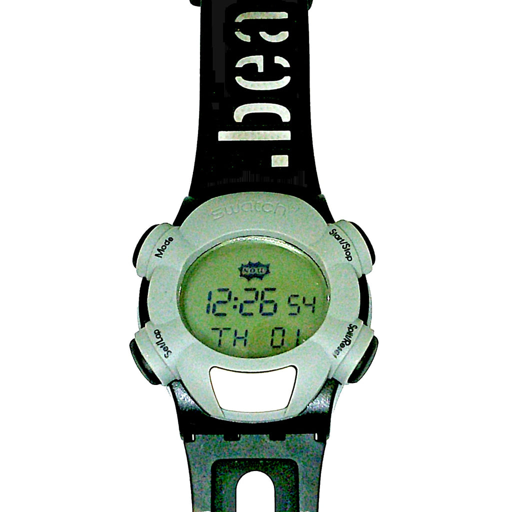 Swatch Watch WEBMASTER II SQB101C 1999 BEAT rare digital display New Old Stock