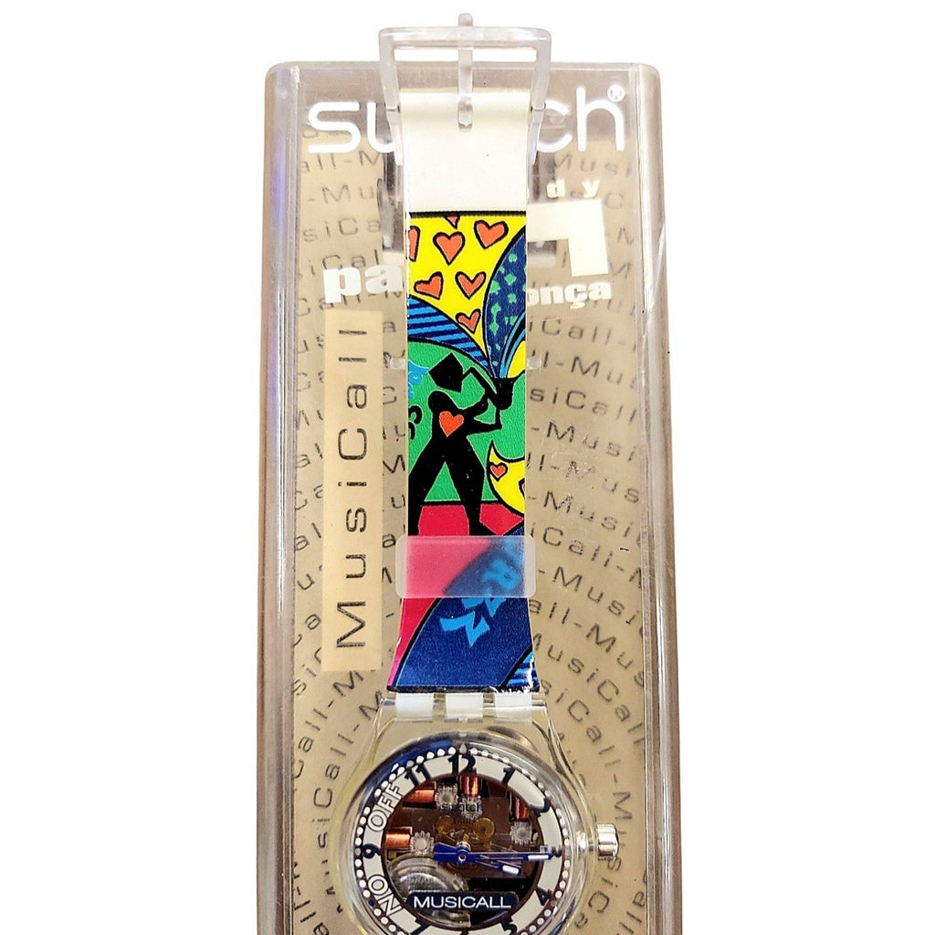 Swatch Specials Musicall Watch SLK110C 1999 Montreux Jazz festival New In Case