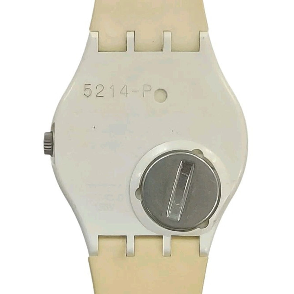 Vinrage Swatch Watch TENNIS GRID GW100 1983 Standard Gents Rare Swiss Quartz