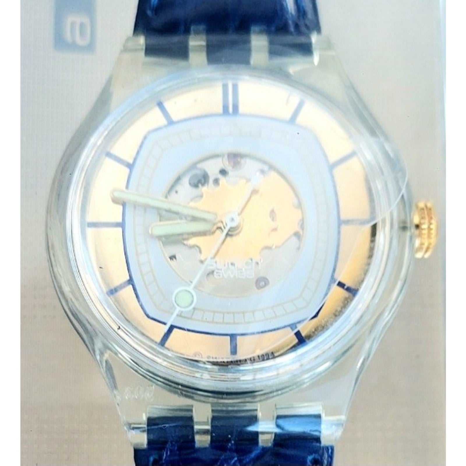 Vintage Swatch HIDDEN VIEW SAK117 1994 Automatic Rare Swiss Made Watch NOS P83