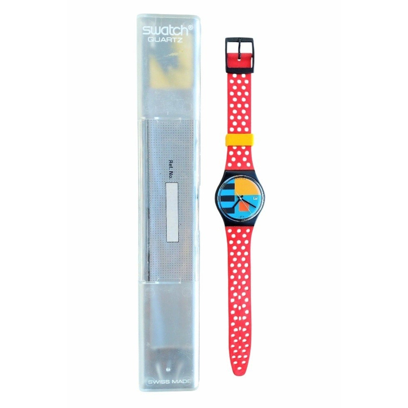 Vintage Swatch Watch NEEDLES GB408 1988 Standard Gents Rare Swiss Made Quartz