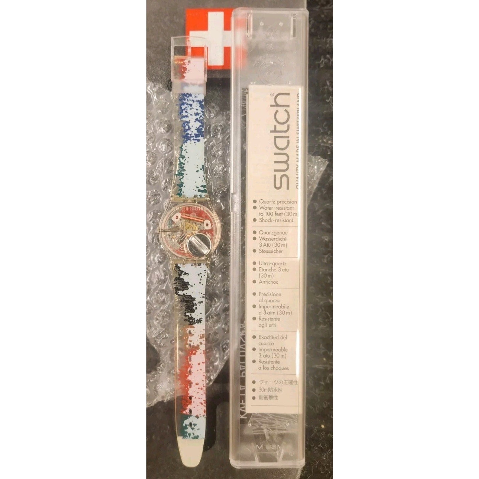 Swatch Artpack4 Watch Set with the TICKING BRAIN GK247 by Jo Whaley