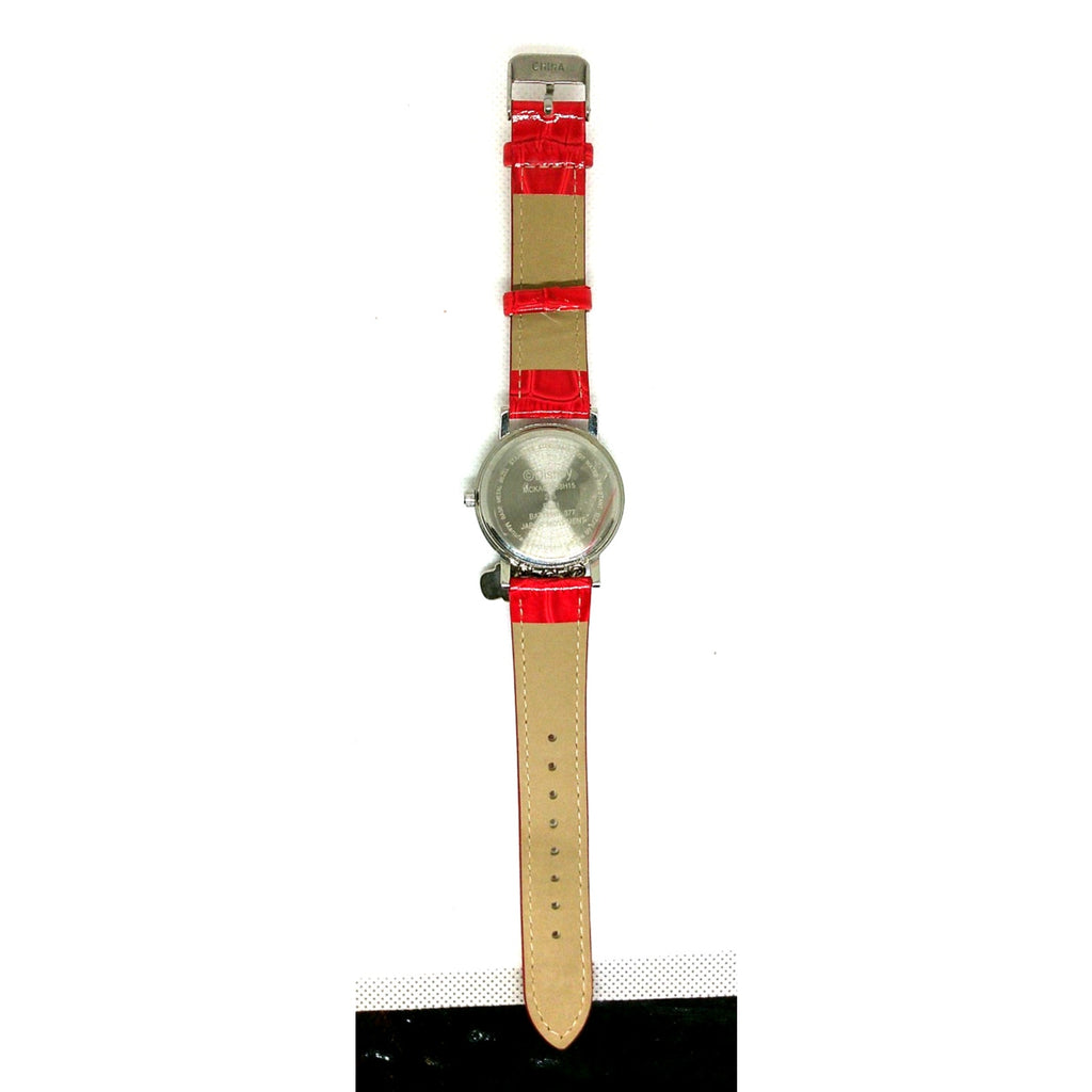 Disney Mickey and Minnie Kissing Watch with I Love You Charms MCK1268