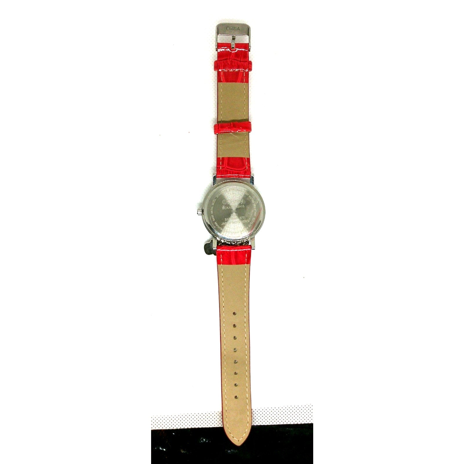 Disney Mickey and Minnie Kissing Watch with I Love You Charms MCK1268