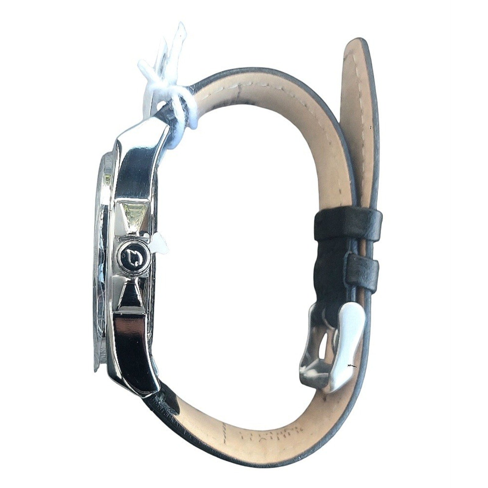 Zippo Casual Bolted Watch Model 45008 Men's 46mm Quartz Leather Band & Battery