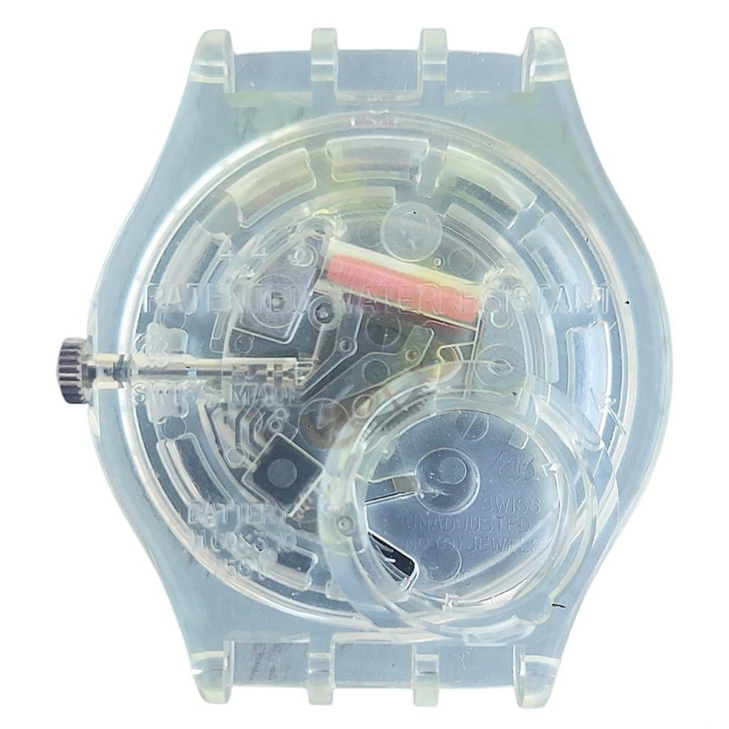 Swatch Watch OONGAWAH! GK193 1995 Dummy With New Clear Jelly Band