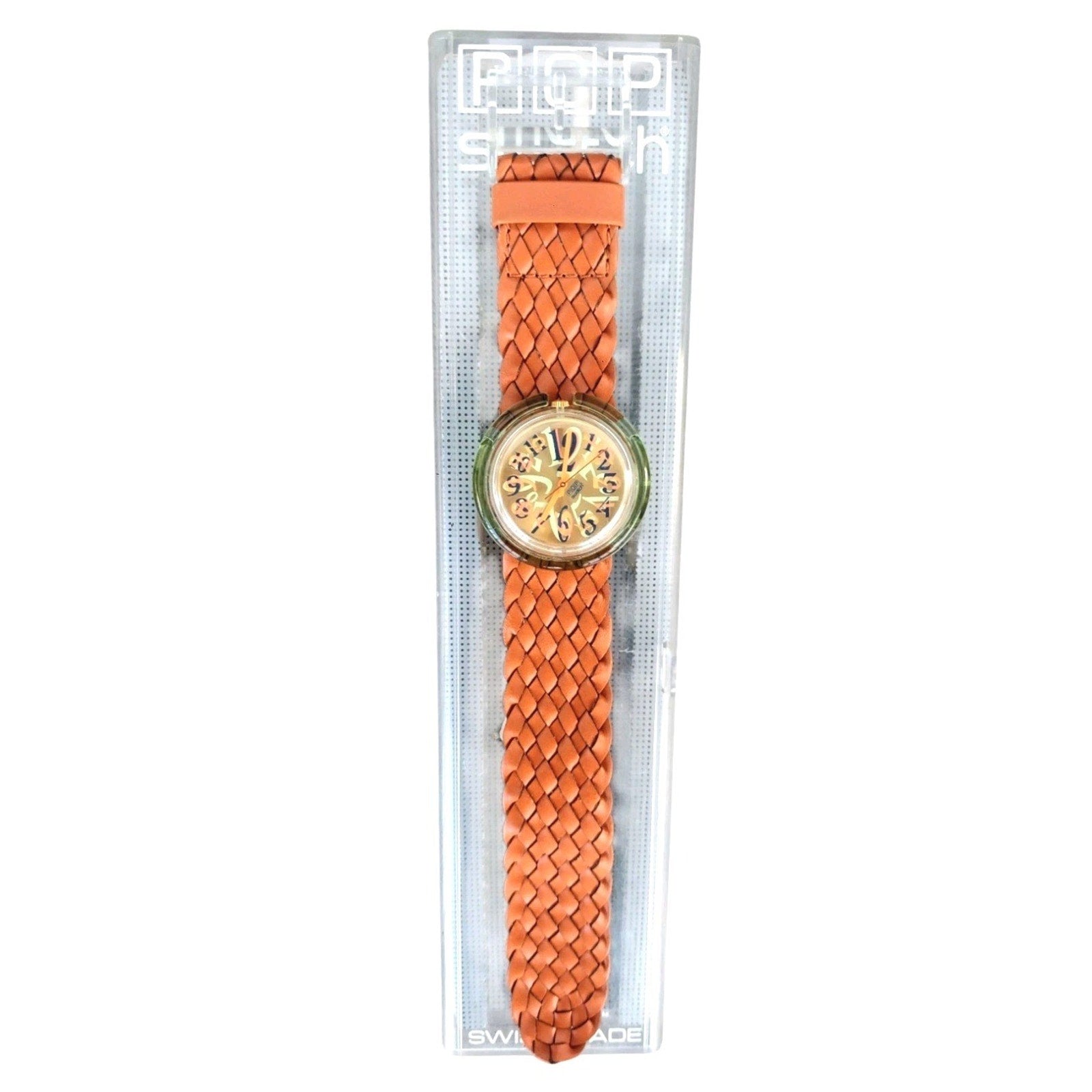 Swatch PANTOUFFLE PMK108 1995 Pop Watch New old stock in case with paperwork