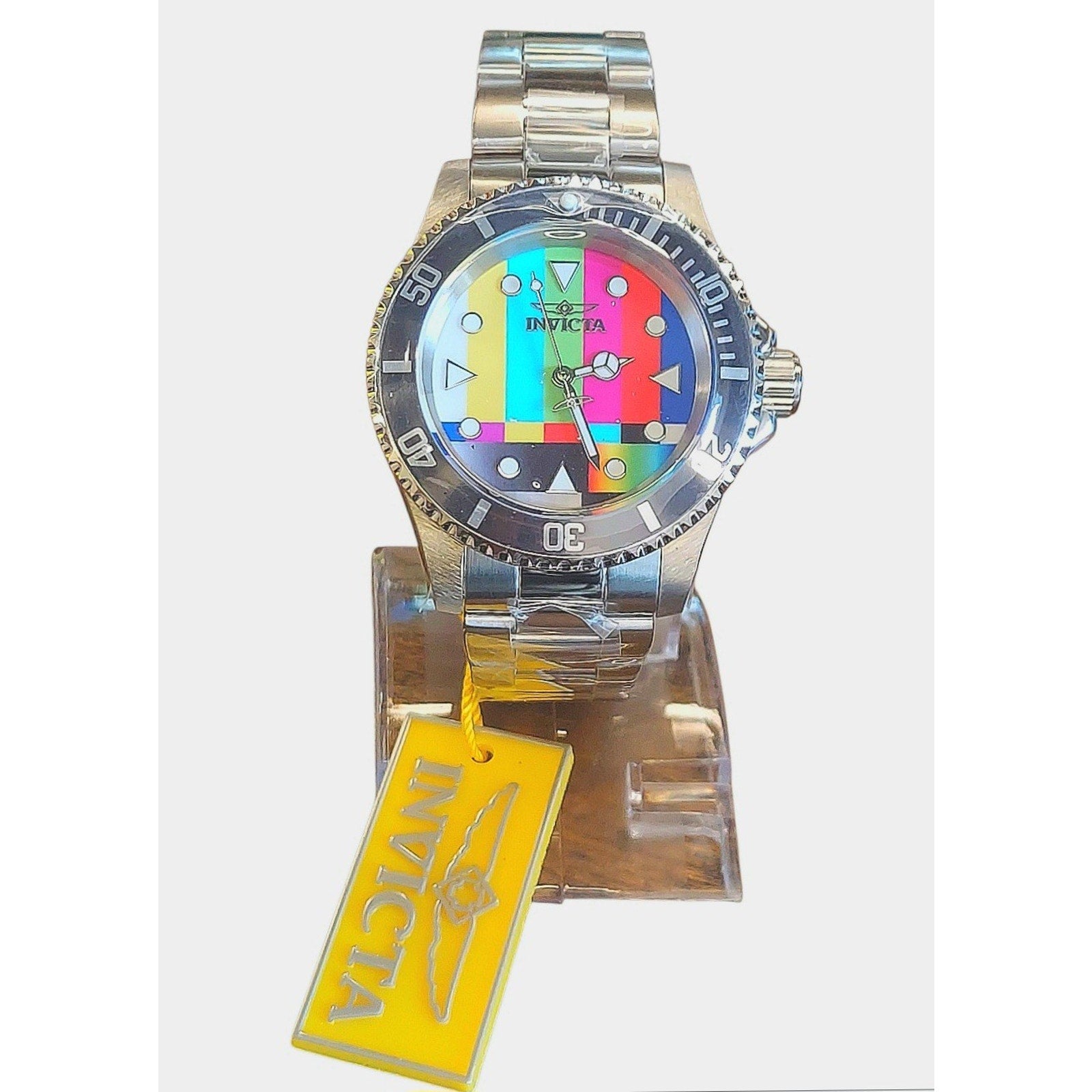 Invicta Pop Art Men's 40mm Stainless Steel Water Resistant Quartz Watch 49061