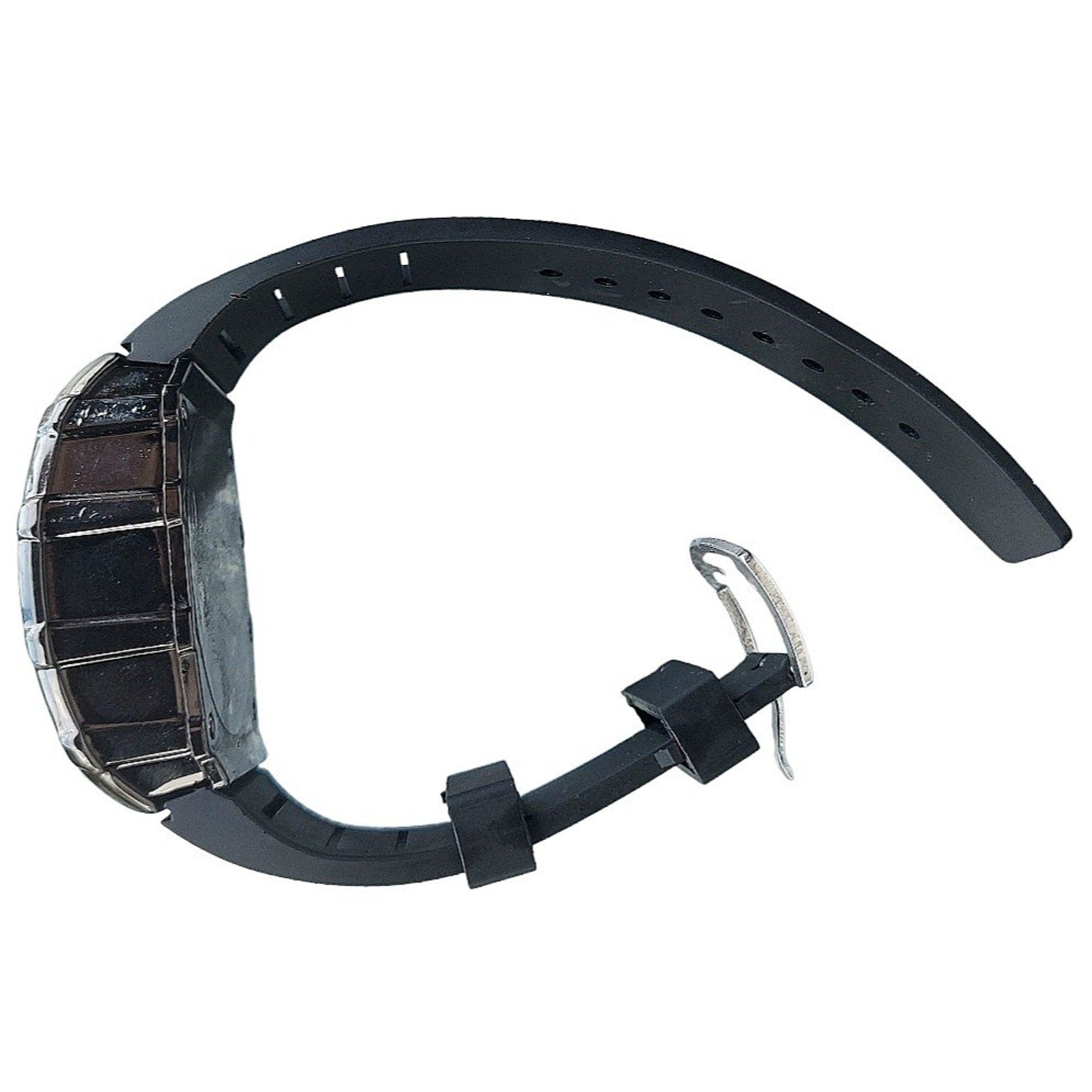 New 44mm Men's Barrel Case Automatic Watch Black 9179G