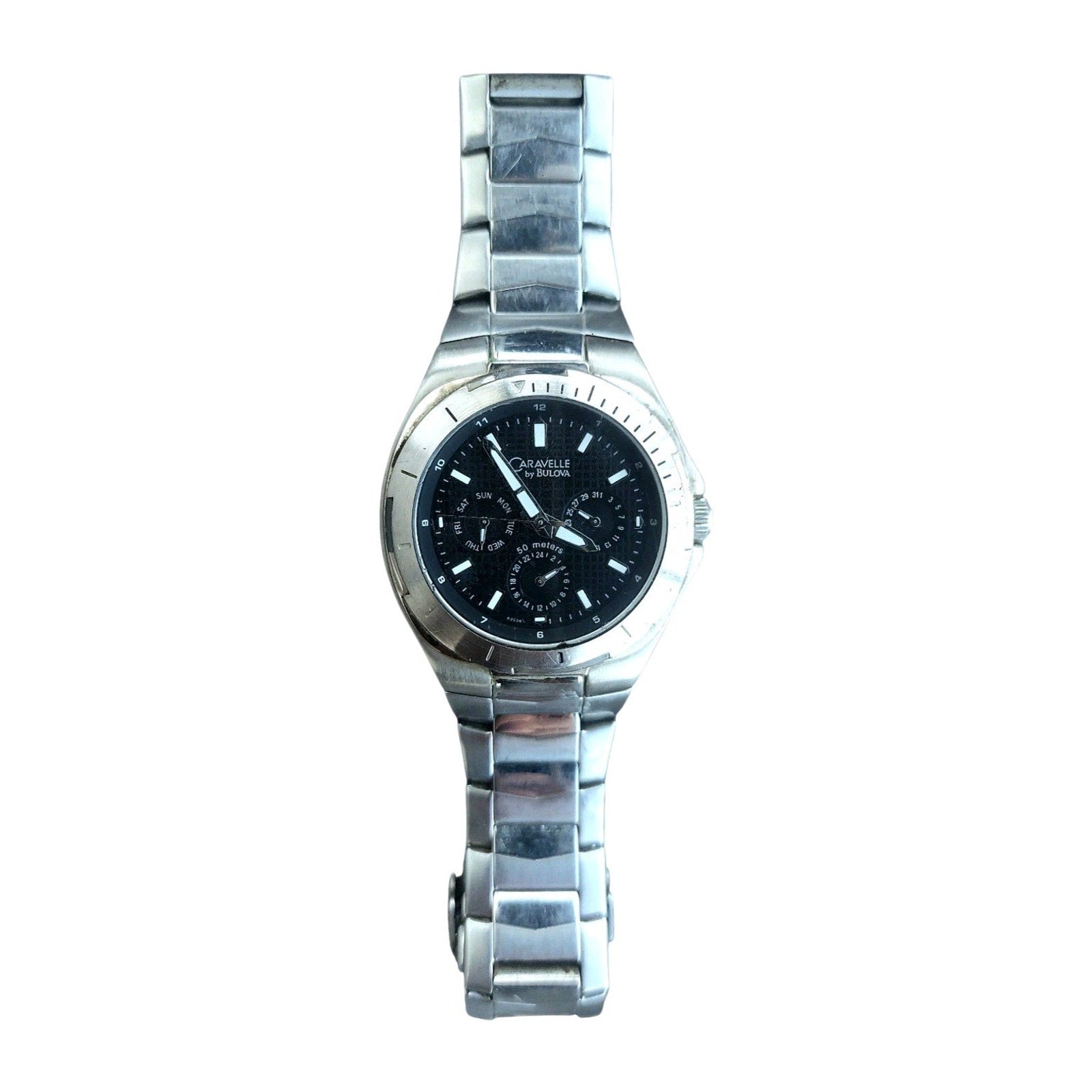 Caravelle Sport 43C08 Men's 42mm Stainless Steel Water Resistant Watch By Bulova