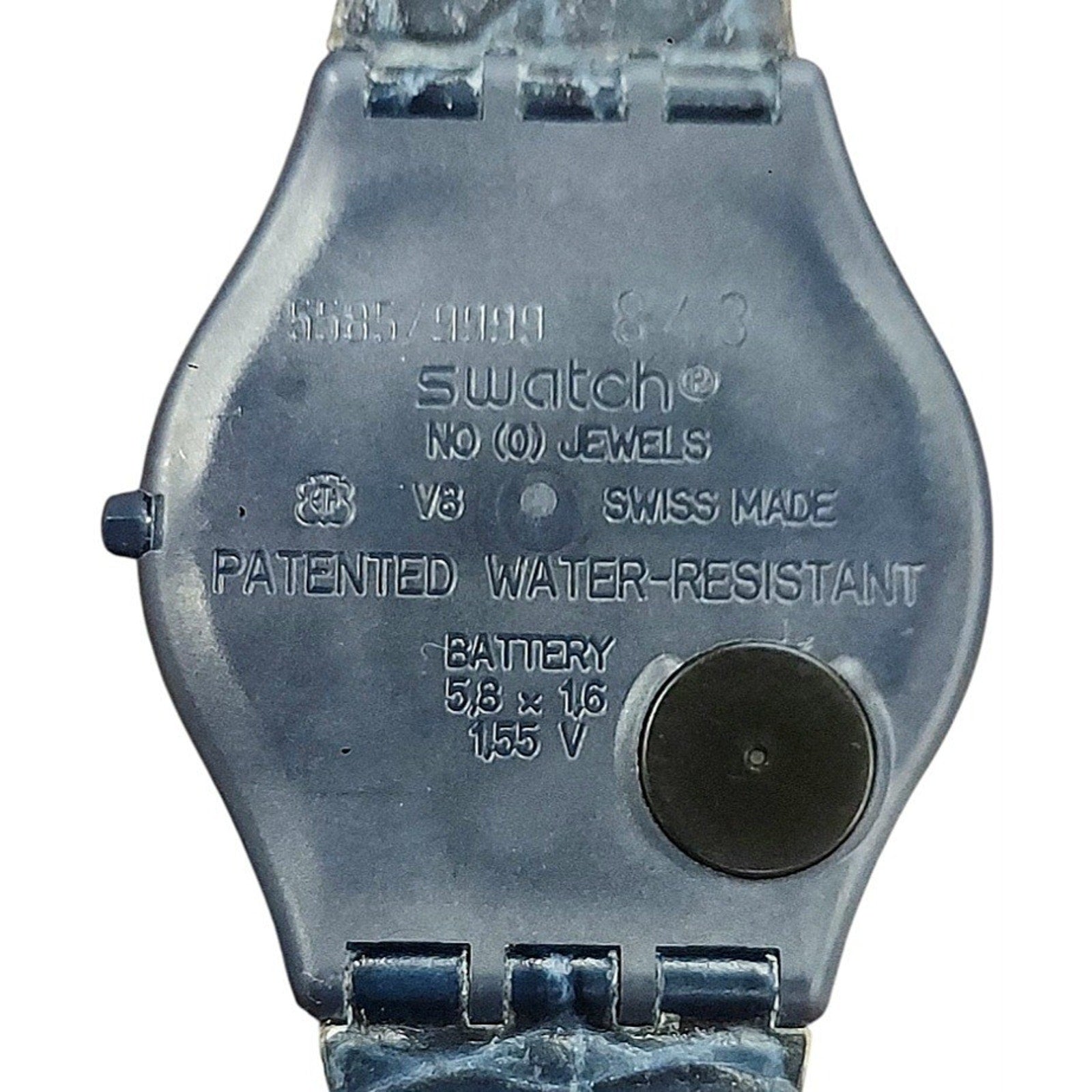 Swatch LA NUIT ETOILEE SFZ101 1998 Numbered Edition Skin Watch W/ Real Diamonds