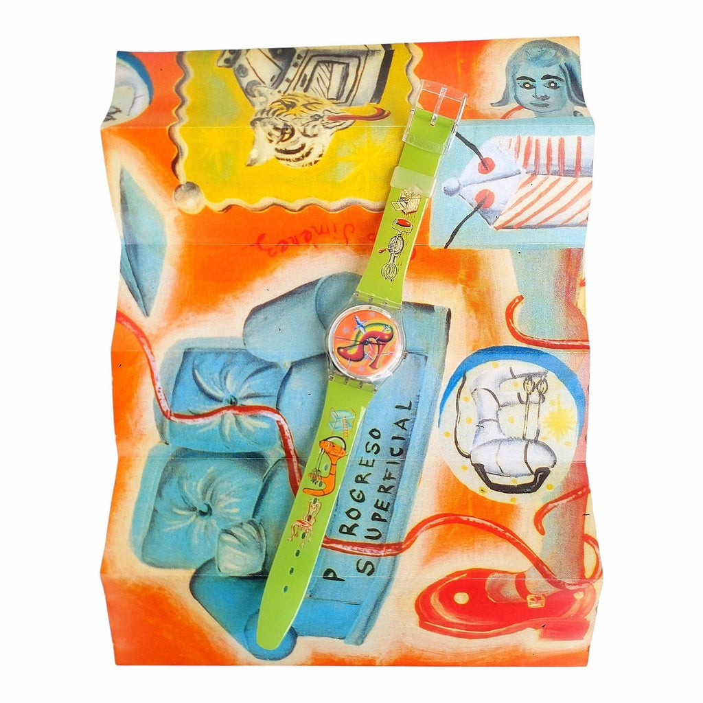 Vintage Swatch Watch STILETTO GK270 1998 Limited Edition Design by Cisco Jimenez