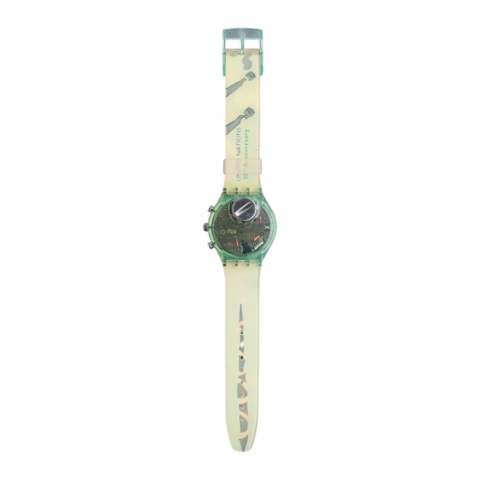 Swatch Chrono Watch UNLIMITED SCZ103 1994 Specials Designed By YaYa NOS