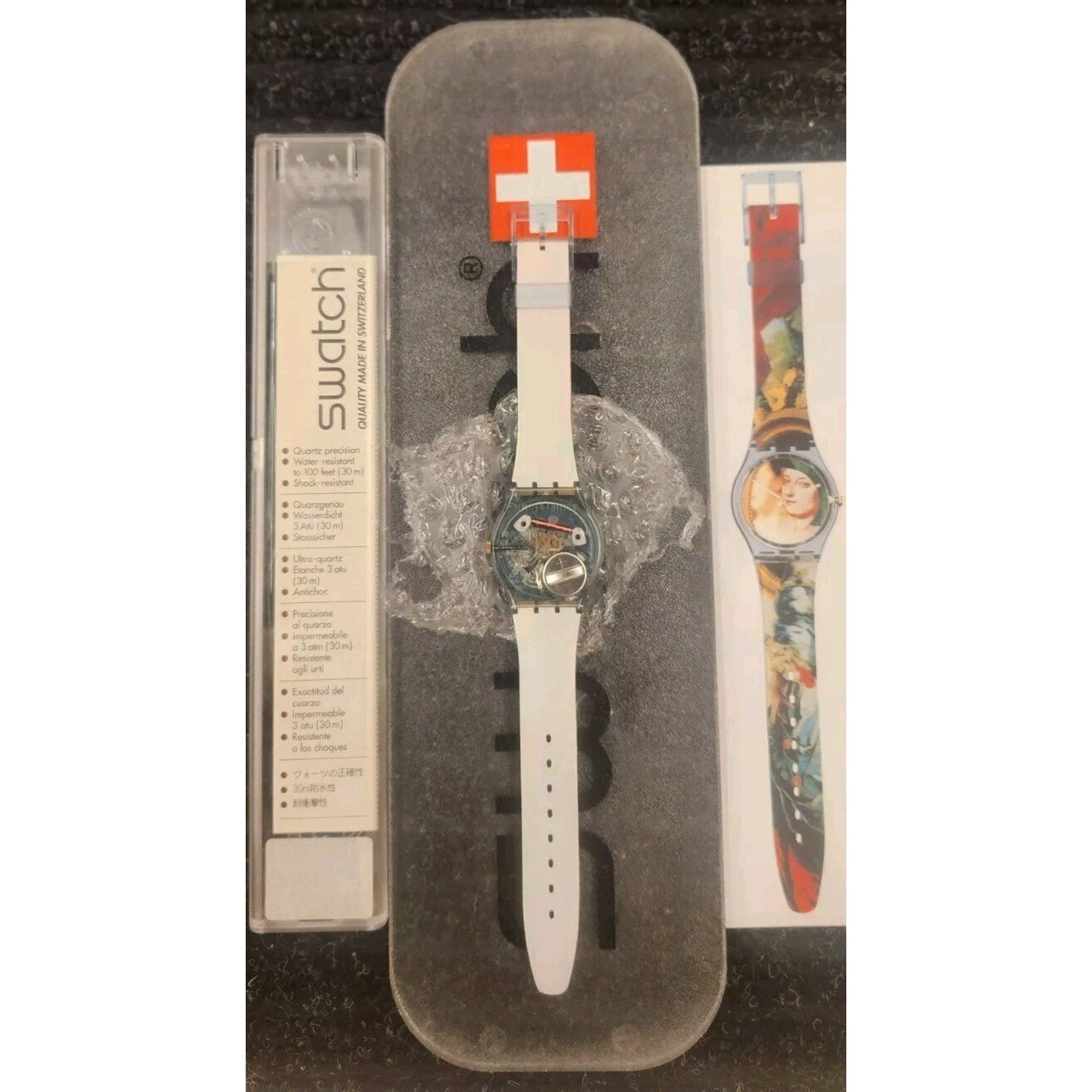 Swatch Artpack4 Watch Set with the TICKING BRAIN GK247 by Jo Whaley